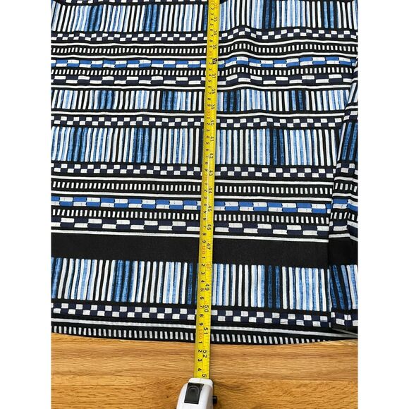 J. Crew Women's Dress Slip Maxi Sweetheart Neck Sleeveless 2 Blue Geometric - Picture 6 of 10